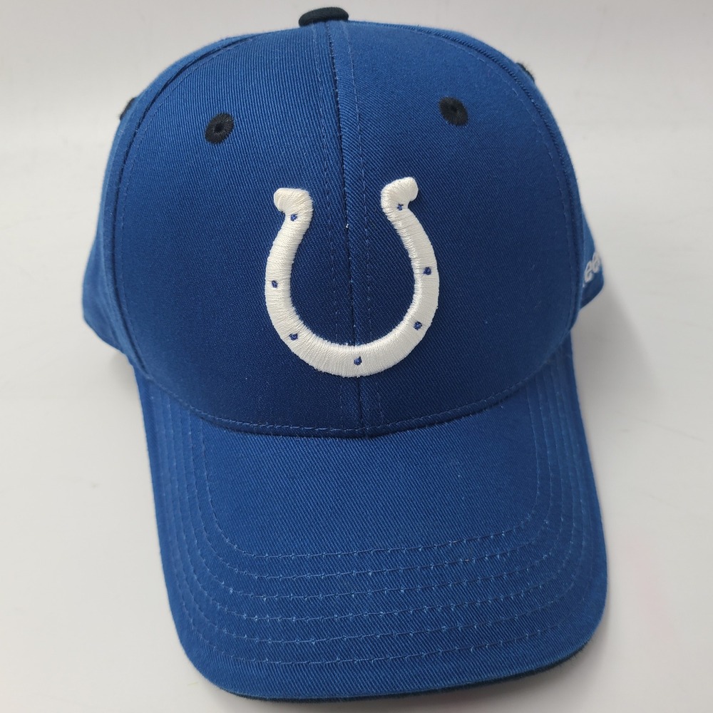 Youth Indianapolis Colts Hat Adjustable Reebok Blue White NFL Football Logo Boys